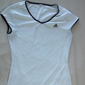 Adida's White Athletic Shirt Cap Short Sleeve